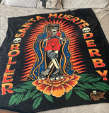 Santa Muerte Throw Blanket