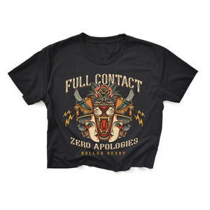 Zero Apologies Black Crop Top